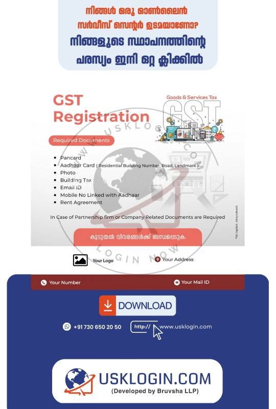 Kerala online service malayalam posters